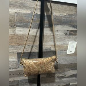 Elegant Tan Leather Shoulder Bag